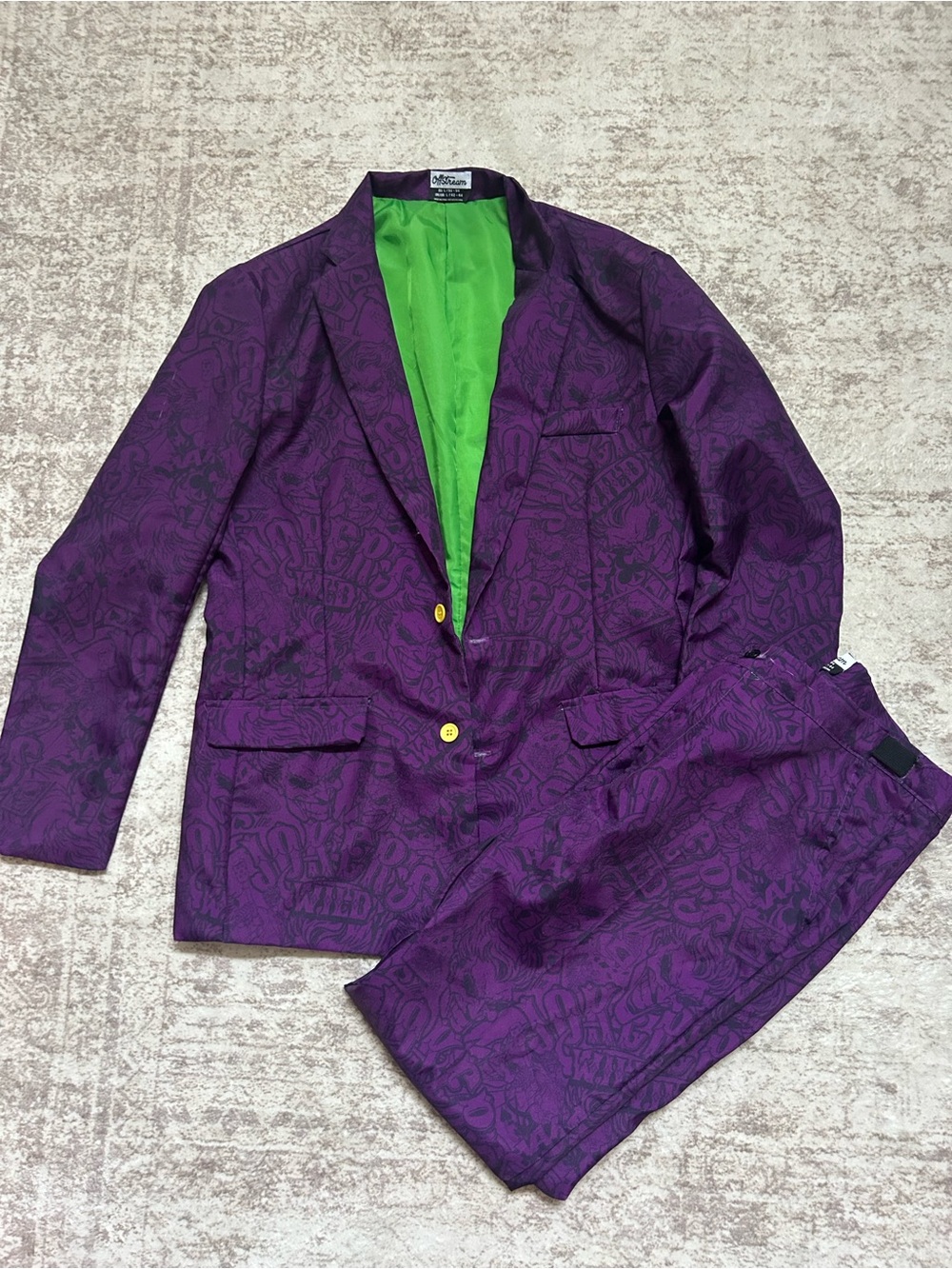 Joker men’s Halloween costume size L